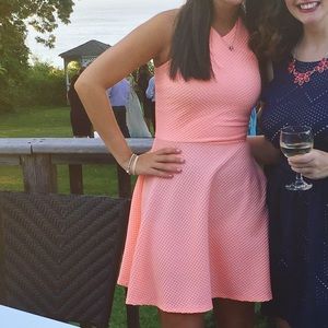 Peach dress from Lord and taylor